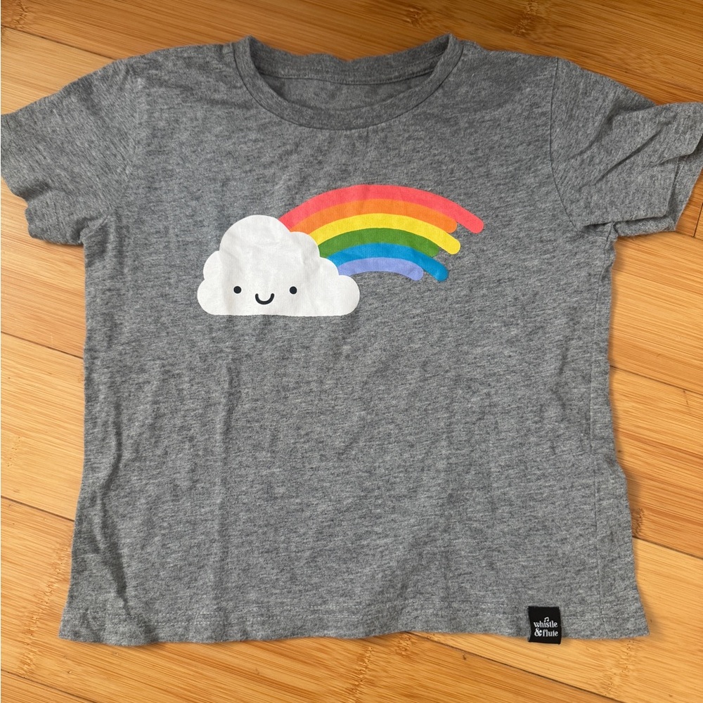 Whistle & Flute Kawaii Cute Smiling Rainbow Shirt